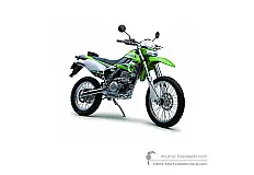 Autocollants pour Kawasaki KLX250 2009 - Vert • Kawasaki Autocollants OEM
