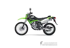 Stickers voor Kawasaki KLX250 2010 - Groen • Kawasaki OEM Stickers