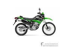 Decals for Kawasaki KLX250 2012 - Green • Kawasaki OEM Decals