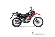 Adesivi per Kawasaki KLX250 2012 - Rosso • Kawasaki Adesivi OEM