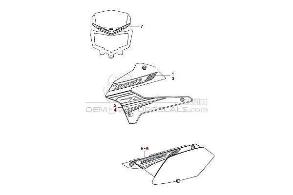 Kawasaki KLX250 2012 - Grün