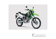 Stickers voor Kawasaki KLX250 2013 - Groen • Kawasaki OEM Stickers