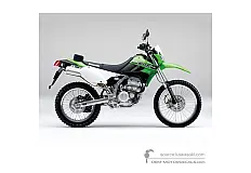 Naklejki do Kawasaki KLX250 2017 - Zielony • Kawasaki Naklejki OEM