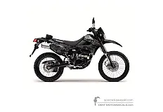 Stickers voor Kawasaki KLX250 2019 - Grijs • Kawasaki OEM Stickers