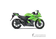 Naklejki do Kawasaki NINJA 250R 2011 - Zielono Czarny • Kawasaki Naklejki OEM