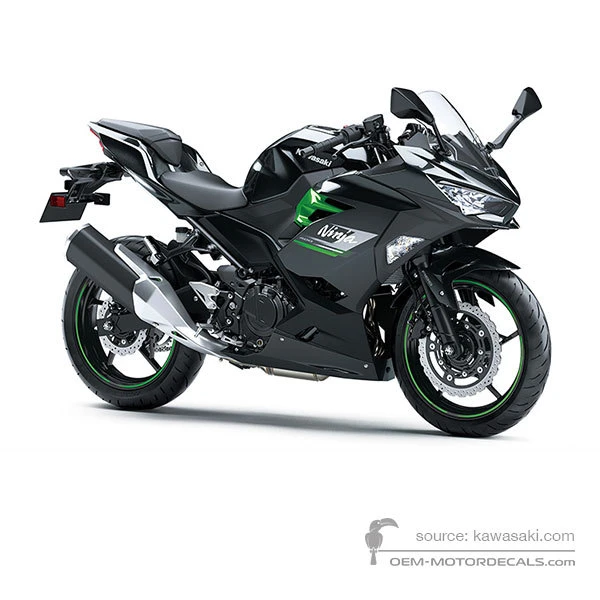 Aufkleber für Kawasaki NINJA 400 2021 - Grau • Kawasaki OEM-Aufkleber