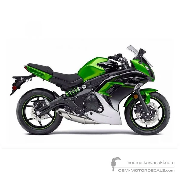Stickers voor Kawasaki NINJA 650 2016 - Groen • Kawasaki OEM Stickers