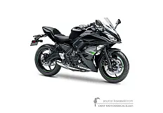Aufkleber für Kawasaki NINJA 650 2019 - Schwarz • Kawasaki OEM-Aufkleber