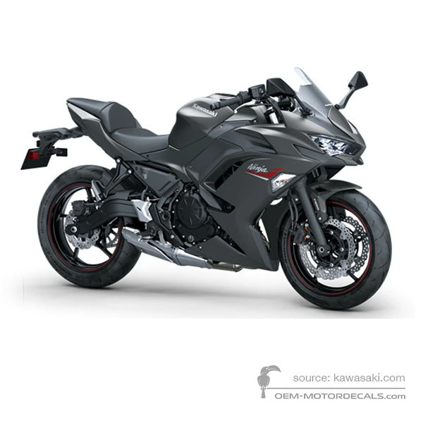 Aufkleber für Kawasaki NINJA 650 2022 - Grau • Kawasaki OEM-Aufkleber