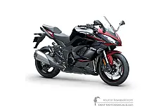 Pegatinas para Kawasaki NINJA 1000SX 2023 - Negro Rojo • Kawasaki Pegatinas OEM