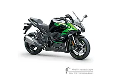 Pegatinas para Kawasaki NINJA 1000SX 2024 - Negro Verde • Kawasaki Pegatinas OEM