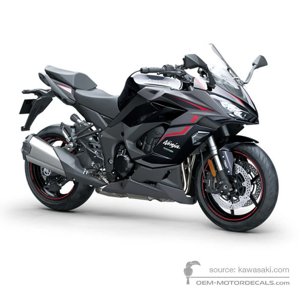 OEM Decals Kawasaki NINJA 1000SX 2024 - Black • Original