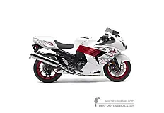 Aufkleber für Kawasaki NINJA ZX14 Special Edition 2007 - Weiss • Kawasaki OEM-Aufkleber
