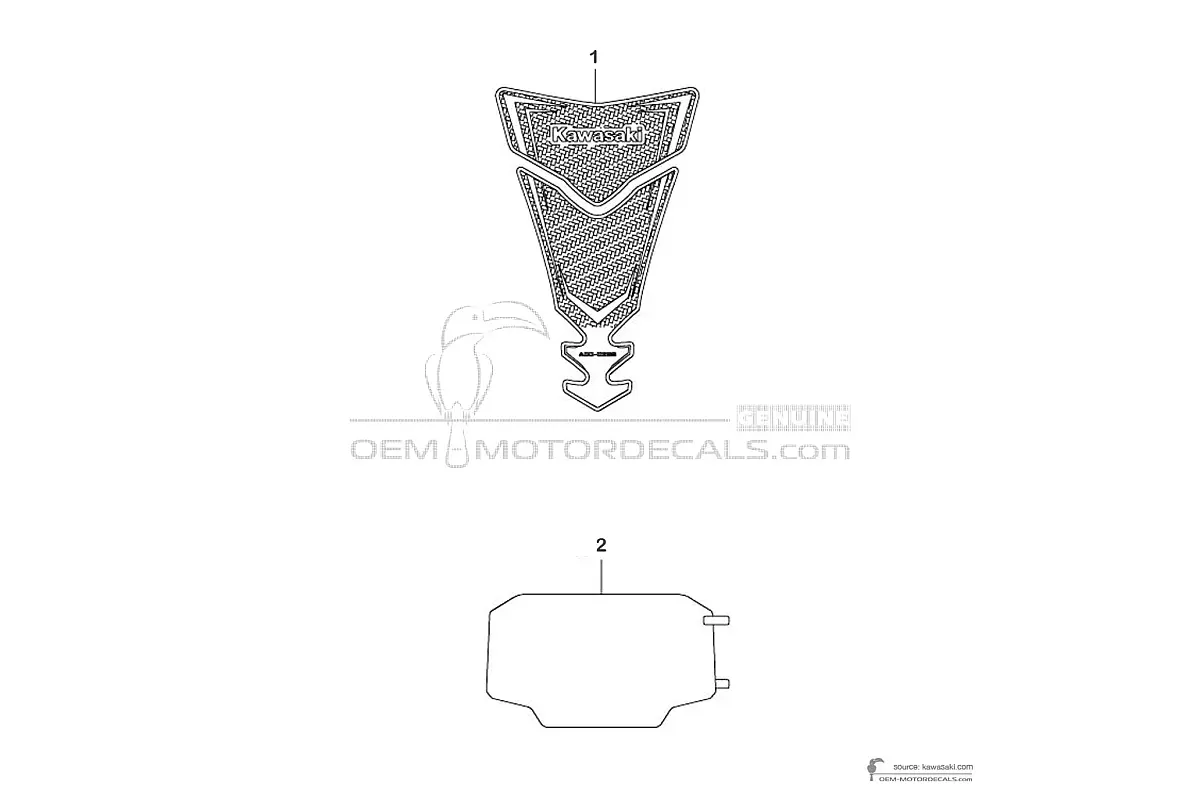Decals for Kawasaki ZX4R/ZX4RR - Optional Stickers • Kawasaki OEM Decals