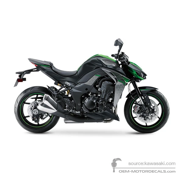 Pegatinas para Kawasaki Z1000R 2019 - Negro • Kawasaki Pegatinas OEM