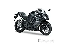 Stickers voor Kawasaki Z1000SX 2015 - Zwart • Kawasaki OEM Stickers
