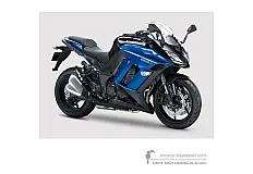 Decals for Kawasaki Z1000SX 2016 - Blue • Kawasaki OEM Decals