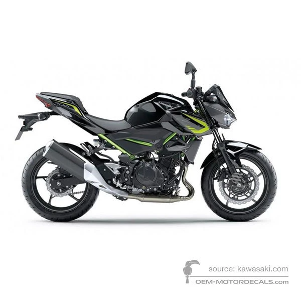 Pegatinas para Kawasaki Z400 2020 - Gris • Kawasaki Pegatinas OEM