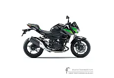 Autocollants pour Kawasaki Z400 2023 - Vert • Kawasaki Autocollants OEM