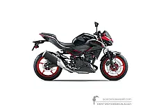 Aufkleber für Kawasaki Z500SE 2024 - Schwarz Rot • Kawasaki OEM-Aufkleber