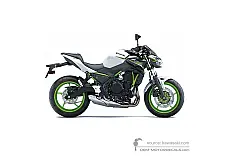 Decals for Kawasaki Z650 2021 - White • Kawasaki OEM Decals