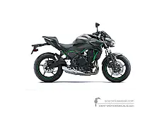 Stickers voor Kawasaki Z650 2024 - Grijs • Kawasaki OEM Stickers