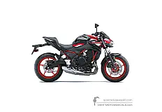 Pegatinas para Kawasaki Z650 2024 - Negro Rojo • Kawasaki Pegatinas OEM