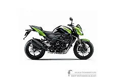 Autocollants pour Kawasaki Z750R 2011 - Vert • Kawasaki Autocollants OEM