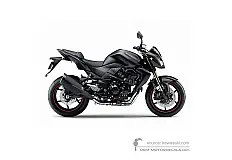 Autocollants pour Kawasaki Z750R 2011 - Noir • Kawasaki Autocollants OEM