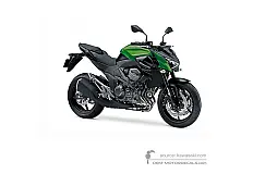 Pegatinas para Kawasaki Z800 2014 - Verde E Version • Kawasaki Pegatinas OEM