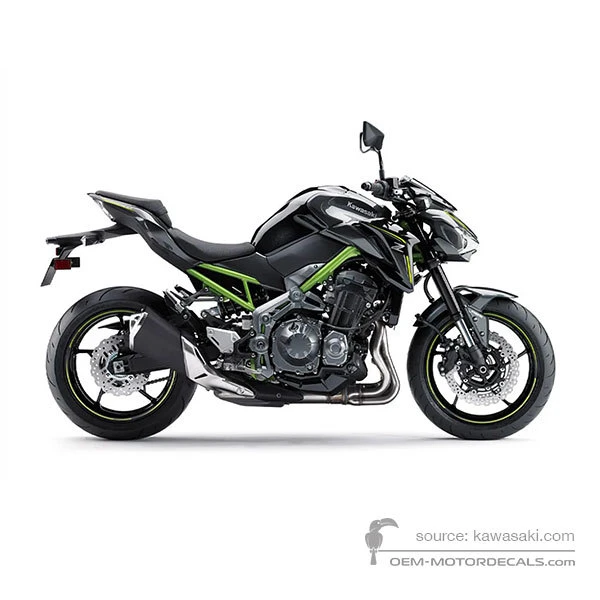 Decals for Kawasaki Z900 2018 - Gray • Kawasaki OEM Decals