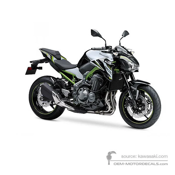 Adesivi per Kawasaki Z900 2019 - Bianco • Kawasaki Adesivi OEM