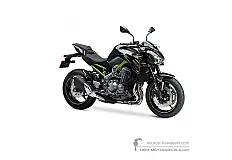 Stickers voor Kawasaki Z900 2019 - Zwart • Kawasaki OEM Stickers