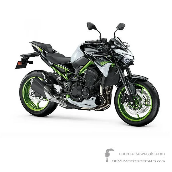 Adesivi per Kawasaki Z900 2021 - Bianco • Kawasaki Adesivi OEM