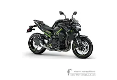 Stickers voor Kawasaki Z900 2022 - Zwart • Kawasaki OEM Stickers