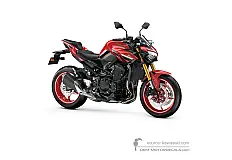 Adesivi per Kawasaki Z900 50th Anniversary 2022 - Rosso • Kawasaki Adesivi OEM