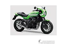 Aufkleber für Kawasaki Z900RS CAFE 2019 - Grün • Kawasaki OEM-Aufkleber