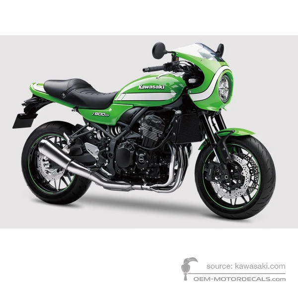 Decals for Kawasaki Z900RS CAFE 2019 - Green • Kawasaki OEM Decals