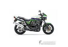 Stickers voor Kawasaki ZRX1100 1999 - Groen • Kawasaki OEM Stickers