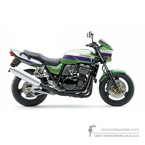 Adesivi per Kawasaki ZRX1100 1999 - Verde • Kawasaki Adesivi OEM