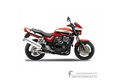 Decals for Kawasaki ZRX1100 2000 - Red • Kawasaki OEM Decals