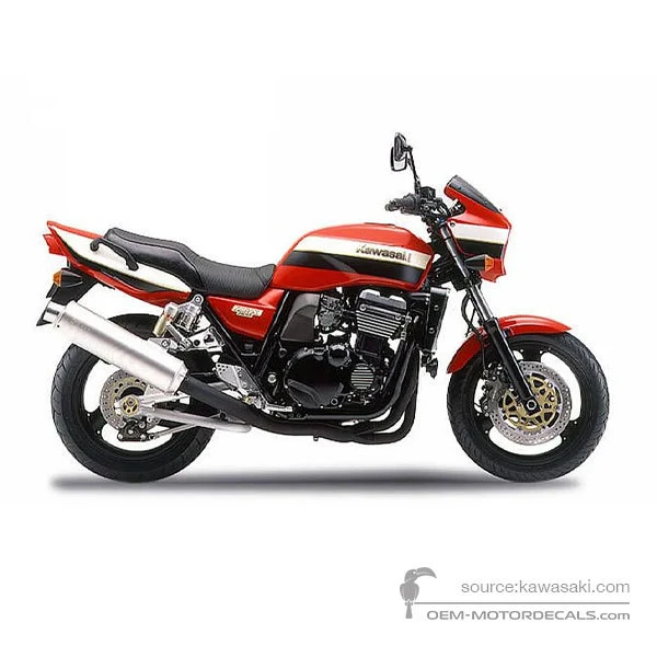 Decals for Kawasaki ZRX1100 2000 - Red • Kawasaki OEM Decals