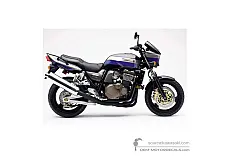 Naklejki do Kawasaki ZRX1200R 2001 - Fioletowy • Kawasaki Naklejki OEM