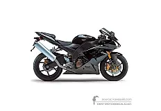 Stickers voor Kawasaki ZX10R 2005 - Zwart • Kawasaki OEM Stickers