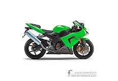Pegatinas para Kawasaki ZX10R 2005 - Verde • Kawasaki Pegatinas OEM
