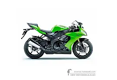 Pegatinas para Kawasaki ZX10R 2008 - Verde • Kawasaki Pegatinas OEM