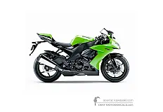 Autocollants pour Kawasaki ZX10R 2009 - Vert • Kawasaki Autocollants OEM