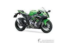 Pegatinas para Kawasaki ZX10R 2018 - Verde • Kawasaki Pegatinas OEM