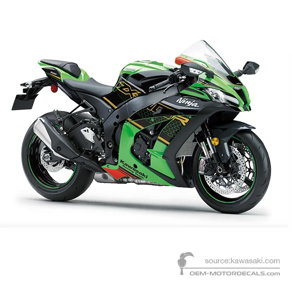 Decals for Kawasaki ZX10R 2020 - Green • Kawasaki OEM Decals