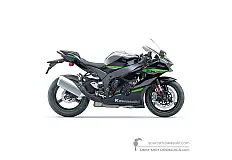 Naklejki do Kawasaki ZX10R 2024 - Szary • Kawasaki Naklejki OEM